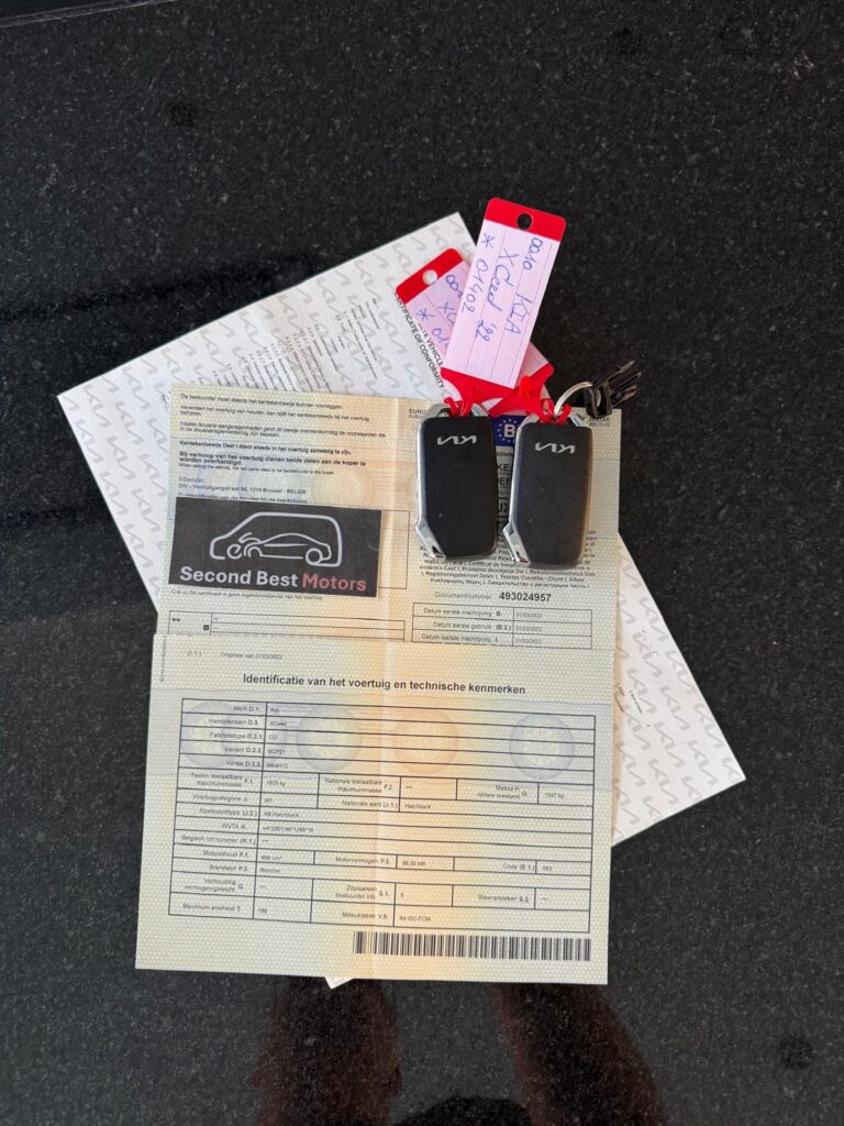 Verkocht !! Kia XCeed 1.0 T-GDI PULSE – Manueel – Eerste eigenaar – bouwjaar 2022 – (BTW-wagen)