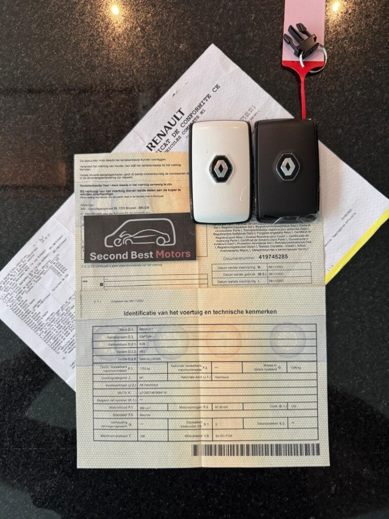 Vendu !! Renault Captur 1.0 TCe 90 Techno – 2022 – Seulement 50.387 km – Premier propriétaire – Voiture TVA