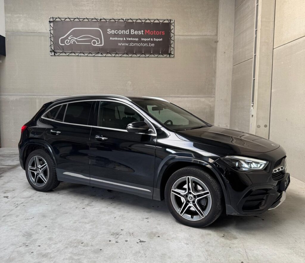 Verkocht !! Mercedes GLA 250e Business & AMG Line – Panoramadak – 16/11/2023 – Slechts 53.501 (1ste eigenr)